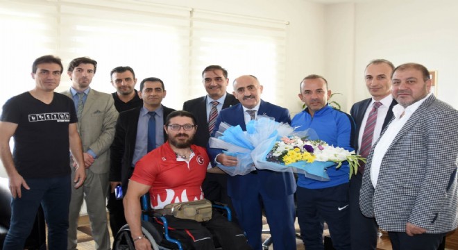 Özdilek'e hayırlı olsun ziyareti 